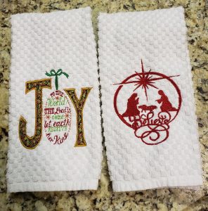 Embroidered Towels
